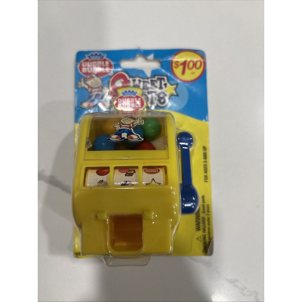 Dubble Bubble Sweet Slots Casino 3" Machine Plastic 2006 Gum Slot -- NEW Sealed